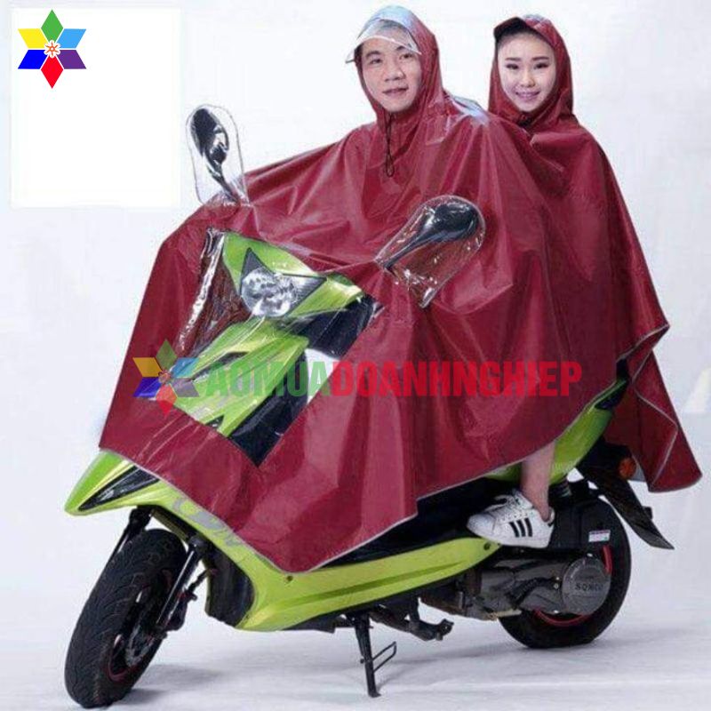 50+ Mẫu áo mưa 2 đầu xe máy in logo doanh nghiệp giá rẻ