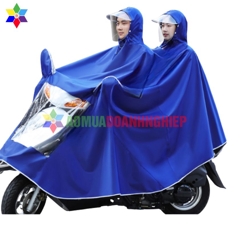 50+ Mẫu áo mưa 2 đầu xe máy in logo doanh nghiệp giá rẻ