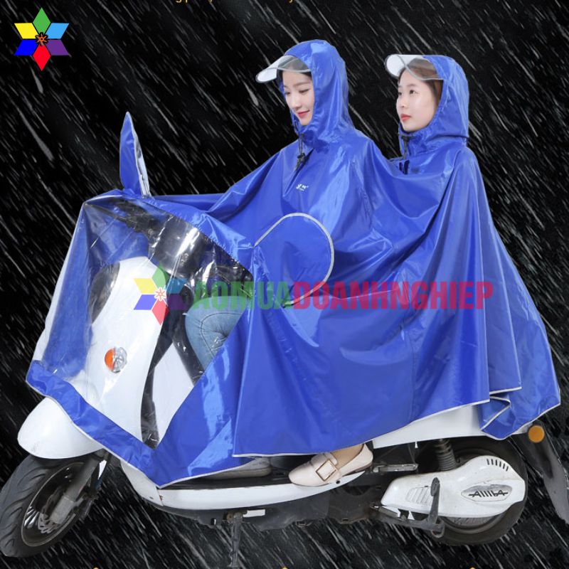 Áo Mưa 2 Đầu Xe Máy