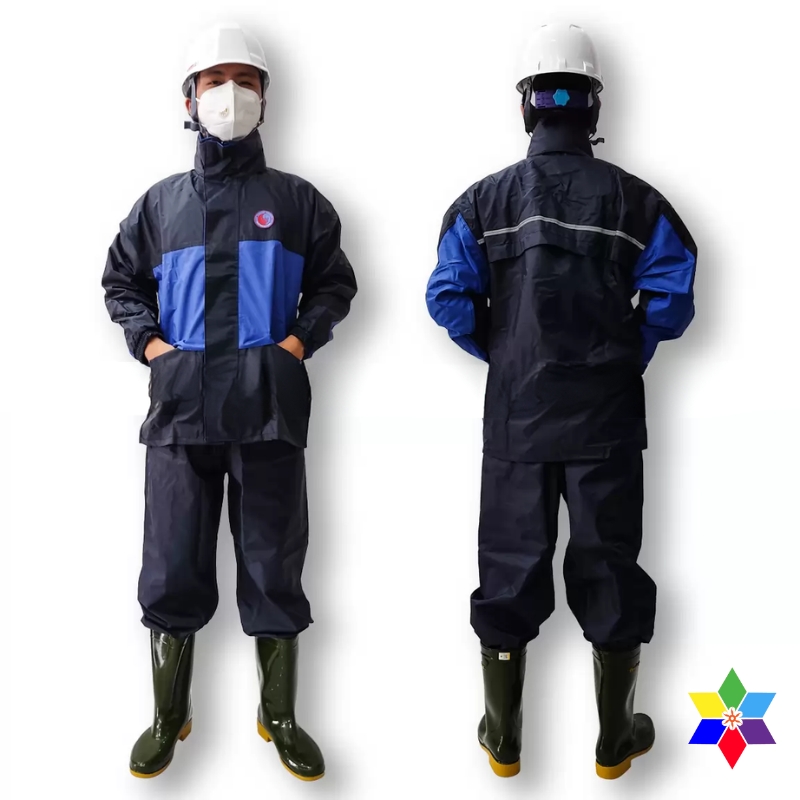 Mẫu áo mưa công trình đẹp