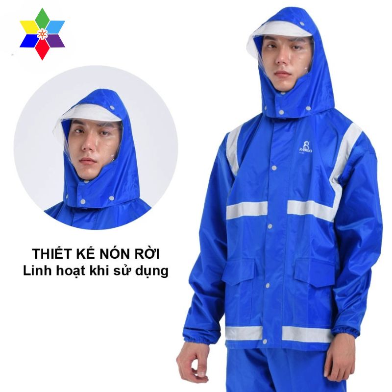 Áo mưa bộ phản quang Áo mưa bộ phản quang