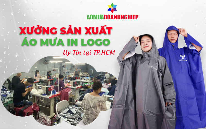 Áo mưa doanh nghiệp nhận in áo mưa theo yêu cầu
