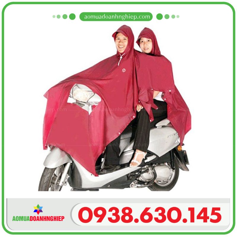 Áo mưa 2 đầu nhiêu màu