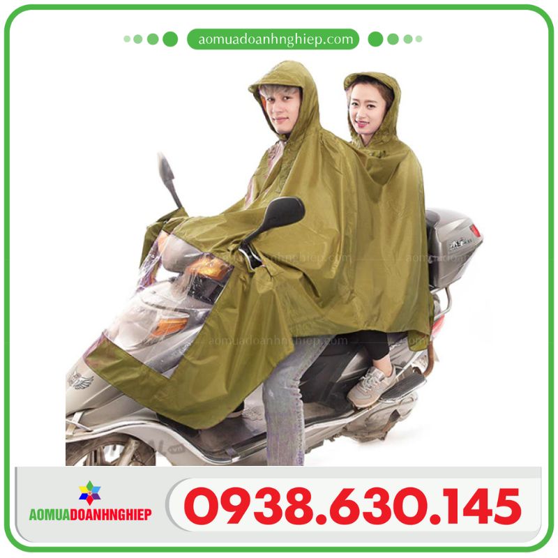 Mẫu áo mưa 2 đầu theo màu