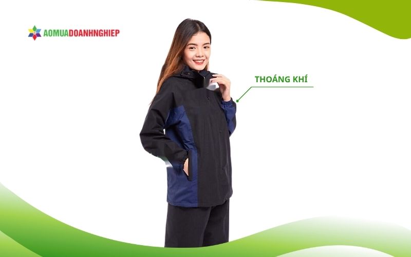 Mẫu áo mưa bộ 1 lớp rất thoáng mát Mẫu áo mưa bộ 1 lớp rất thoáng mát