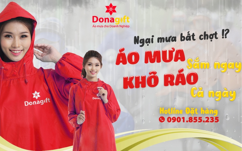 Áo mưa Donagift