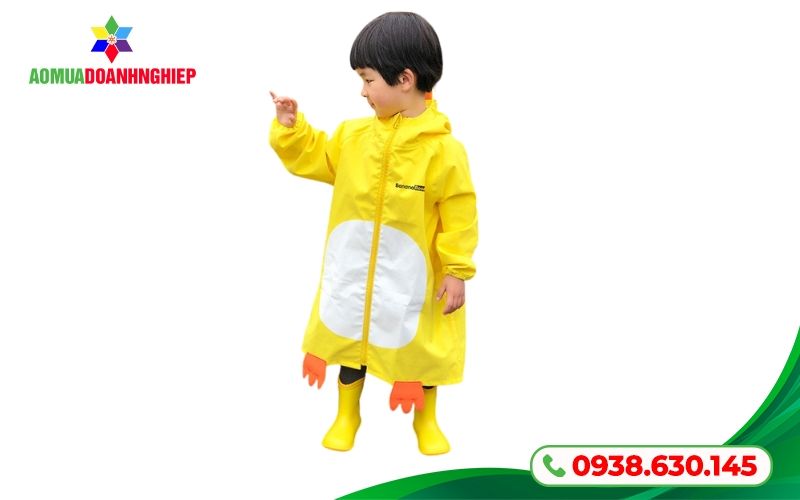 Áo mưa con gà chống thấm 2 lớp cao cấp