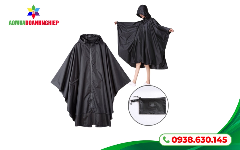 Áo mưa thời trang form rộng unisex