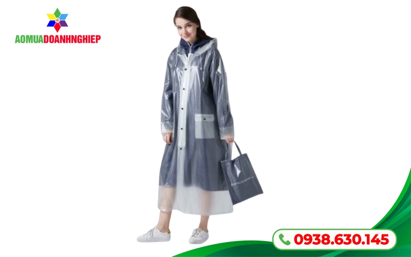 Áo mưa thiết kế kèm phụ kiện tiện ích Áo mưa thiết kế kèm phụ kiện tiện ích