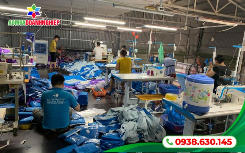 Xưởng sản xuất áo mưa