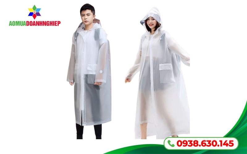 Áo mưa trong suốt