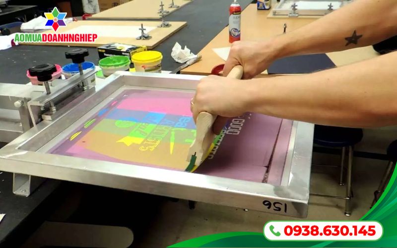 Bước 4: Thực hiện in và sấy khô
