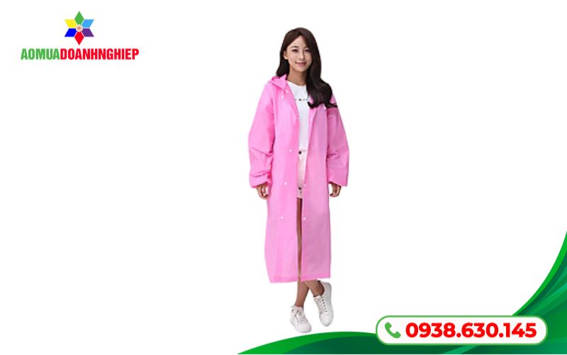Dùng nhựa PE trong sản xuất áo mưa