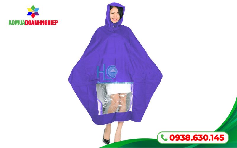 Dùng vải dù sản xuất áo mưa