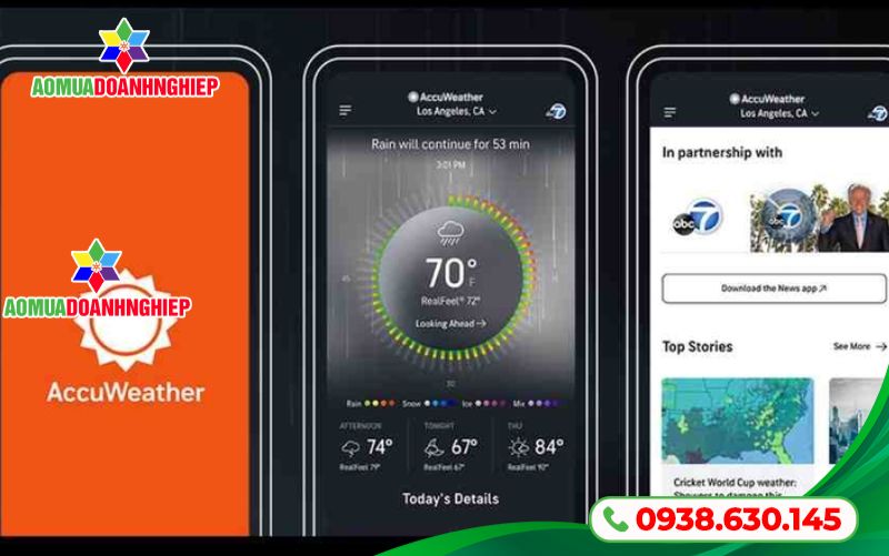 Ứng dụng thời tiết giúp theo dõi mùa mưa chính xác