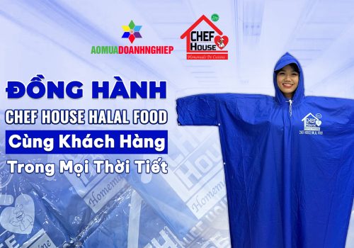 Dự án áo mưa doanh nghiệp dành cho Chef House một lần nữa khẳng định năng lực sản xuất, sự chỉn chu trong quy trình và tinh thần đồng hành của Áo Mưa Doanh Nghiệp đối với từng thương hiệu. Mỗi chiếc áo mưa được bàn giao không chỉ là một sản phẩm quà tặng, mà còn là một giải pháp quảng bá bền vững giúp doanh nghiệp ghi dấu ấn trong mắt khách hàng. Nếu bạn đang tìm kiếm một món quà quảng cáo thiết thực, mang lại hiệu quả nhận diện thương hiệu cao và phù hợp cho mọi ngành nghề, Áo Mưa Doanh Nghiệp sẵn sàng đồng hành từ khâu tư vấn – thiết kế – sản xuất – giao hàng. Liên hệ ngay để được tư vấn mẫu và báo giá nhanh nhất: Văn phòng công ty: 38A Lê Văn Huân, Phường Tân Bình, Thành phố Hồ Chí Minh Số điện thoại: 0938 630 145 Email: aomuadoanhnghiepvn@gmail.com Website: aomuadoanhnghiep.com Áo Mưa Doanh Nghiệp – Giải pháp quảng bá thương hiệu thiết thực, hiệu quả và đáng tin cậy cho mọi doanh nghiệp.