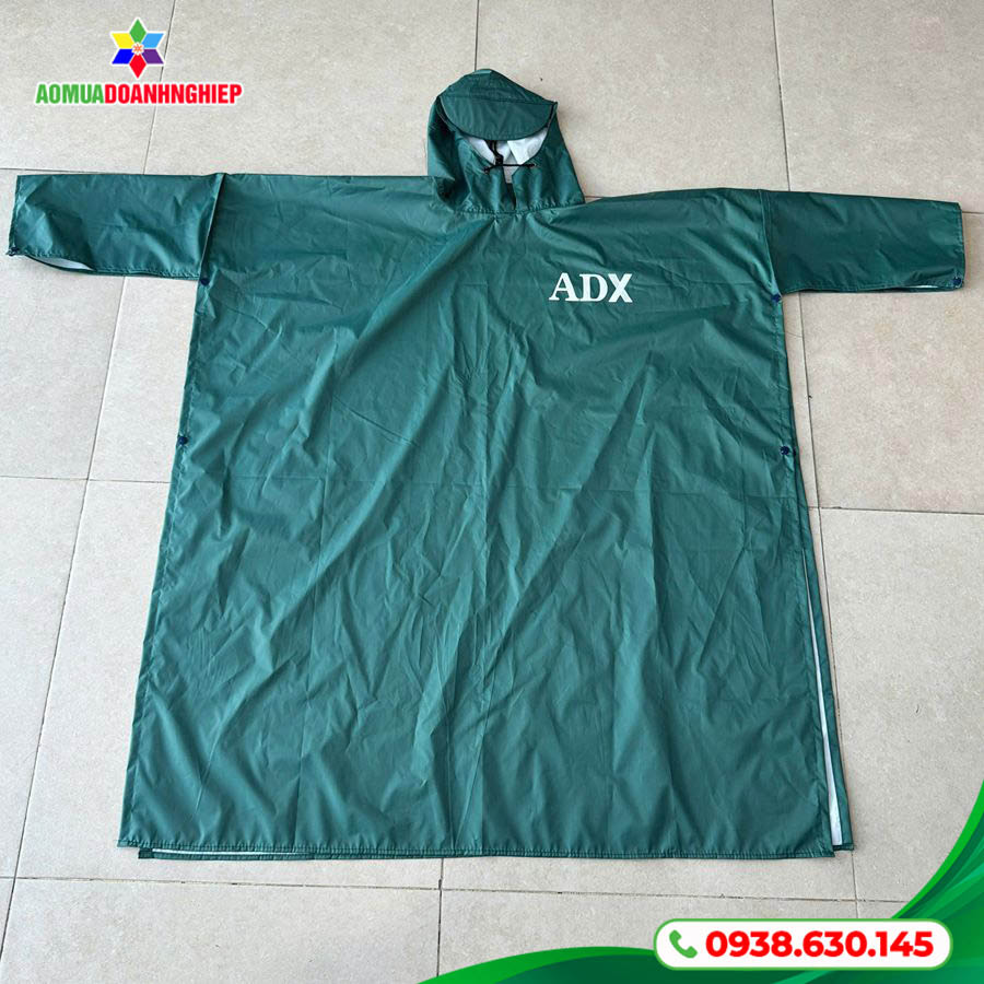 Thành phẩm sau nghiệm thu áo mưa ADX