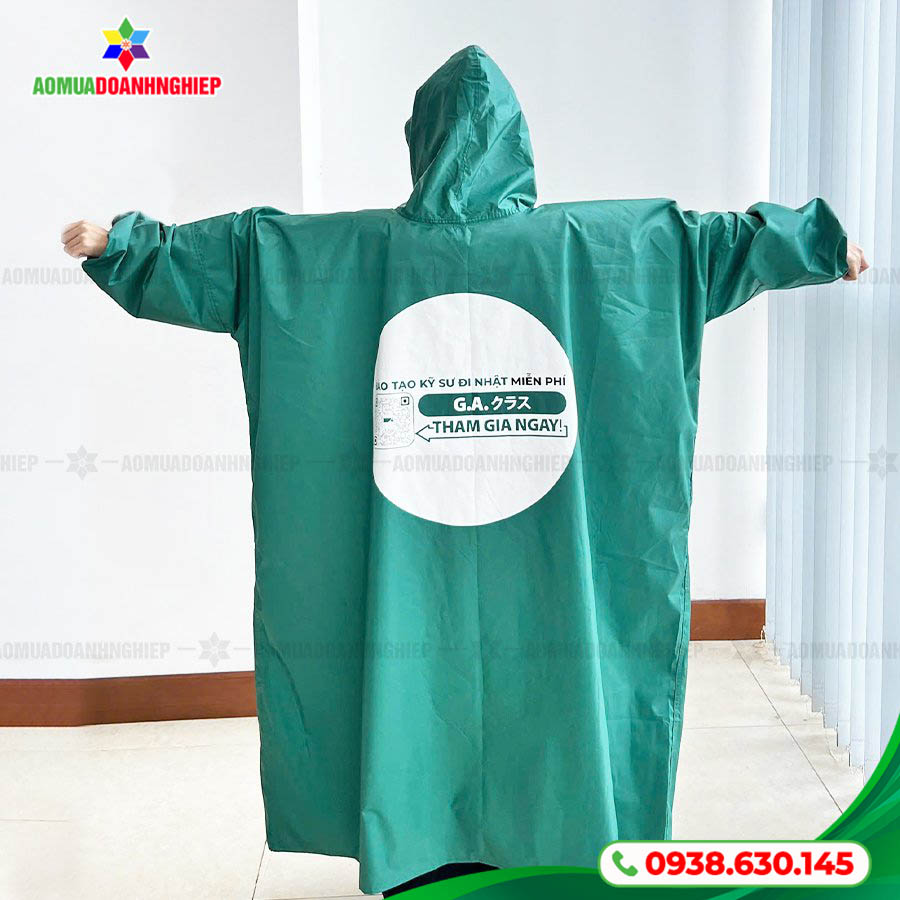 Kiểu dáng áo mưa được lựa chọn áo mưa G-A Group