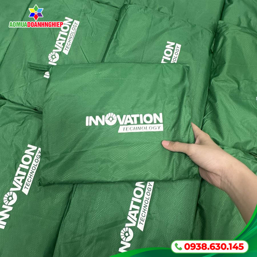 Kiểu dáng áo mưa được lựa chọn áo mưa Innovation Technology