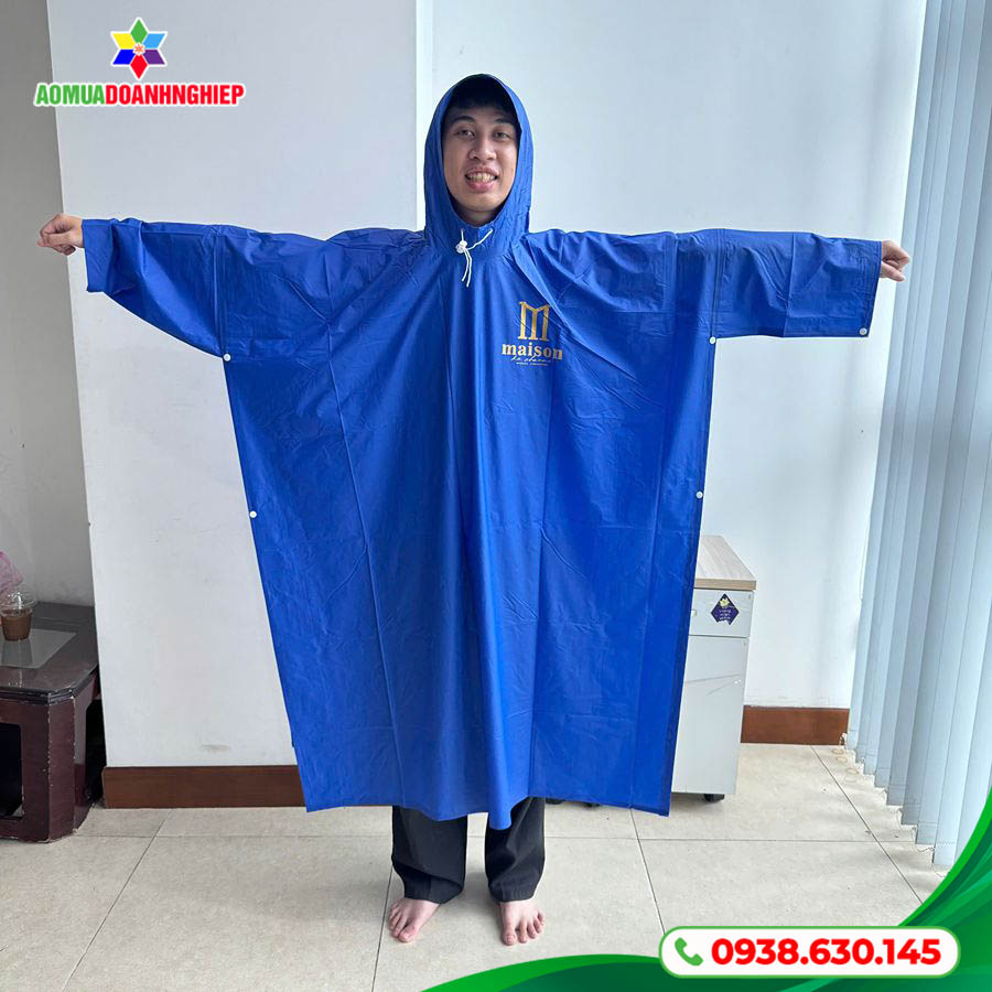 Kiểu dáng áo mưa được lựa chọn áo mưa Maison