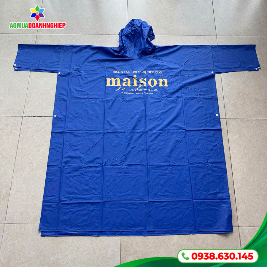 Thành phẩm sau nghiệm thu áo mưa Maison