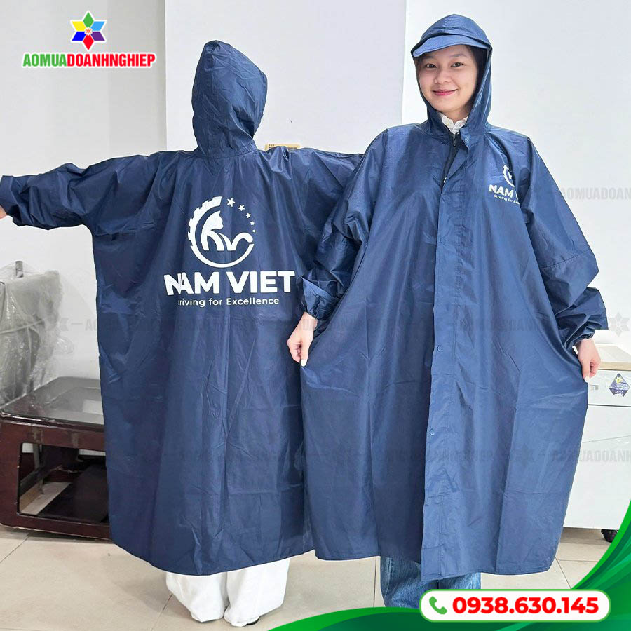 Kiểu dáng áo mưa được lựa chọn áo mưa Nam Việt