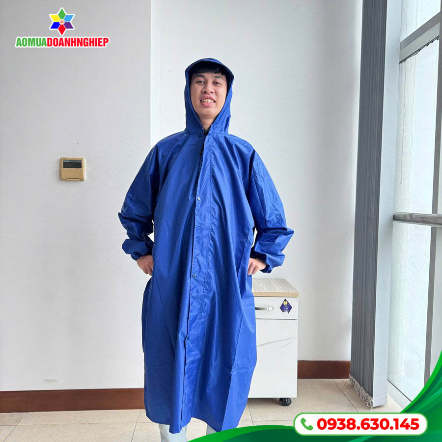 Tổng thể thành phẩm áo mưa Sapai