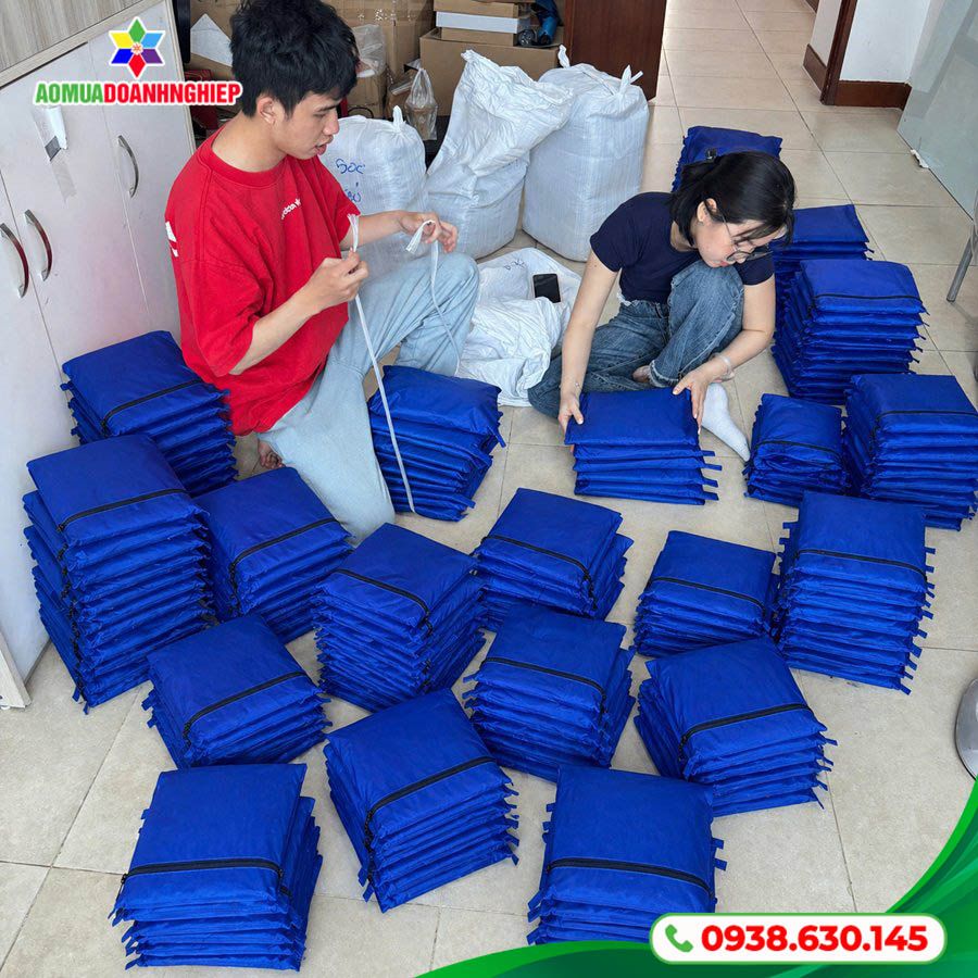Hình ảnh thực tế áo mưa Sapai