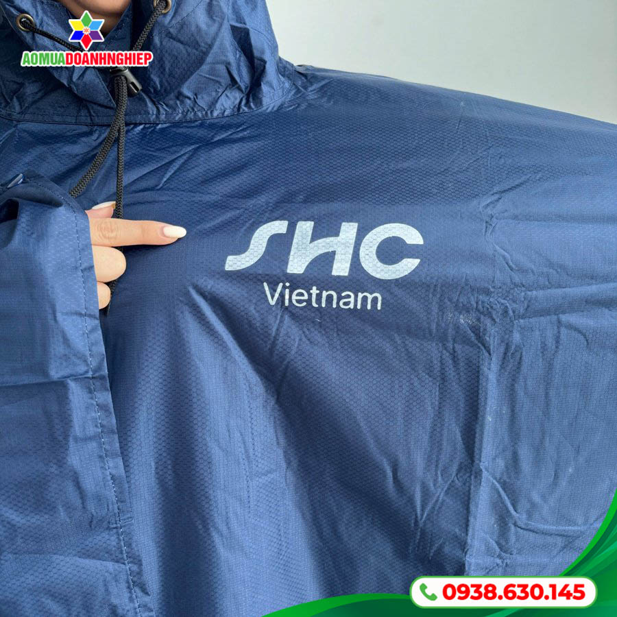 Kiểm soát vị trí in và chất lượng áo mưa Seoheung VN