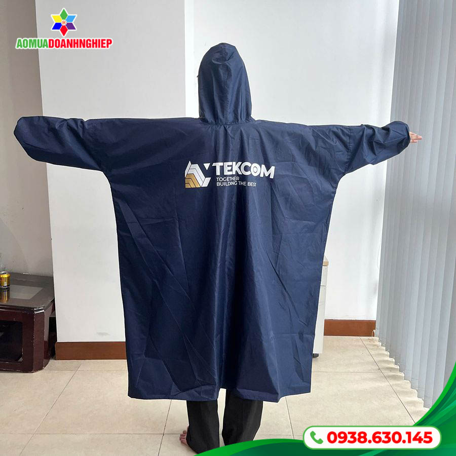 Chi tiết nhận diện thương hiệu áo mưa Tekcom