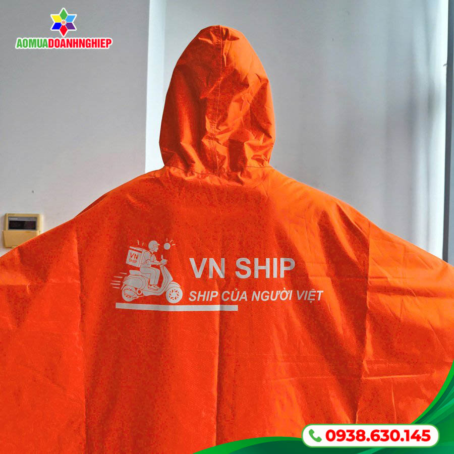 Kiểu dáng áo mưa được lựa chọn áo mưa VN Ship
