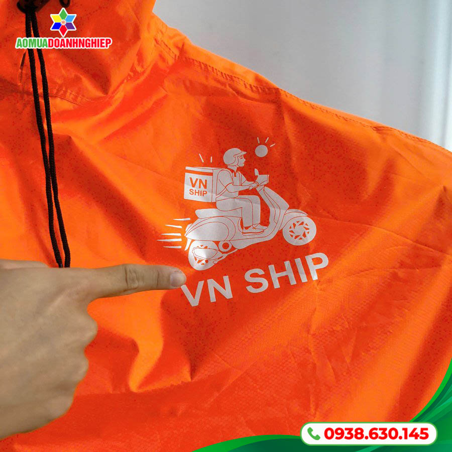 Kiểm tra thiết kế và gia công áo mưa VN Ship