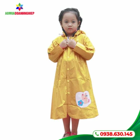 áo mưa in logo trẻ em 2