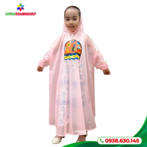 áo mưa in logo trẻ em 3